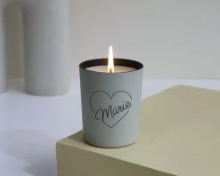 Bougie personnalisable parfumée - Coeur