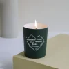 Bougie personnalisable parfumée - Coeur Famille
