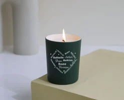 Bougie personnalisable parfumée - Coeur Famille