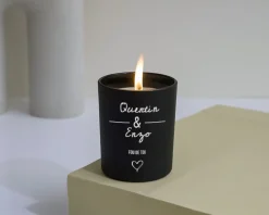 Bougie personnalisable parfumée - Jour de rencontre