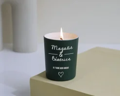 Bougie personnalisable parfumée - Jour de rencontre