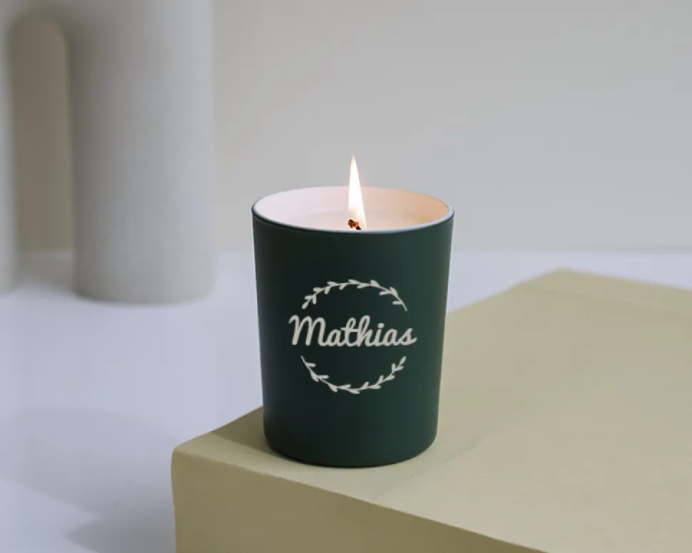 Bougie personnalisable parfumée - Prénom