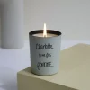 Bougie personnalisable parfumée - Poésie