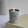 Bougie personnalisable parfumée - Aujourd'hui je t'aime depuis X jours