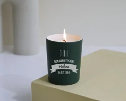 Bougie personnalisable parfumée - Bougies d'anniversaire