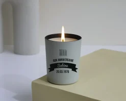 Bougie personnalisable parfumée - Bougies d'anniversaire