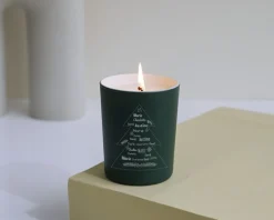 Bougie personnalisable parfumée - Sapin Famille