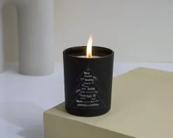 Bougie personnalisable parfumée - Sapin Famille