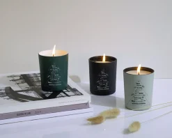 Bougie personnalisable parfumée - Sapin Famille