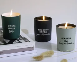 Bougie personnalisée - Message
