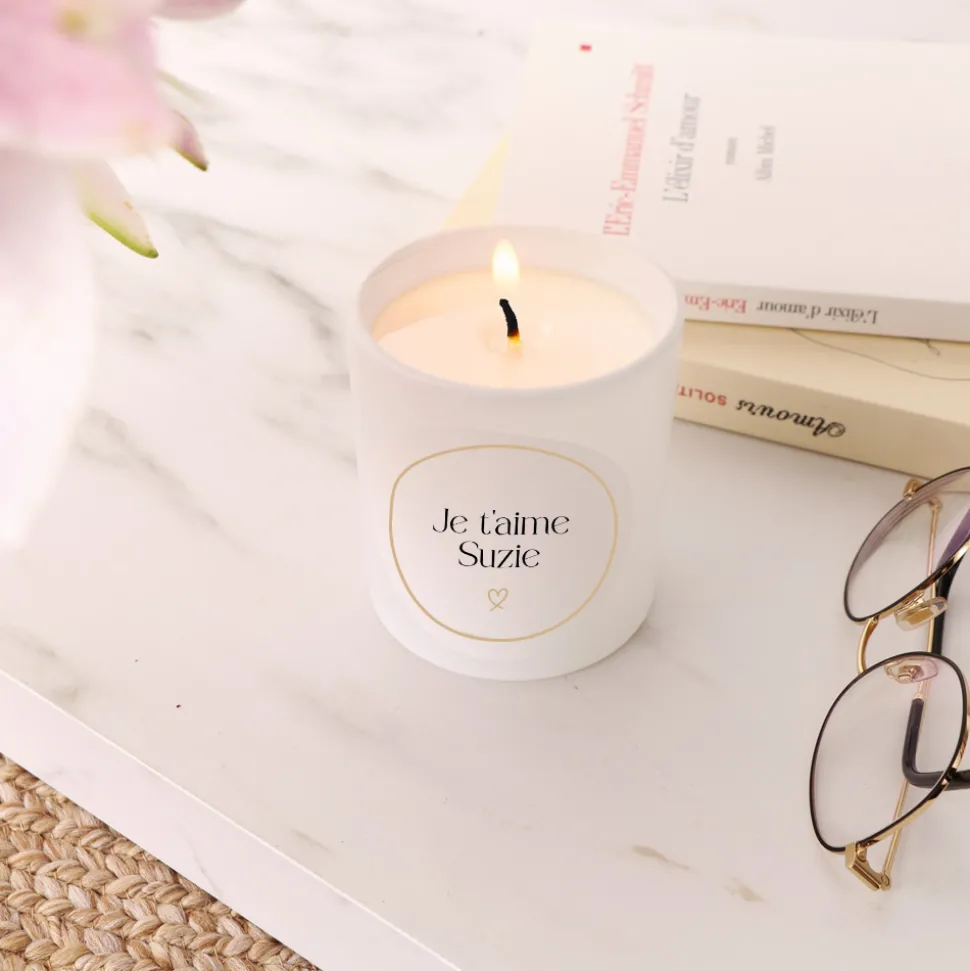 Bougie personnalisée - Prénom