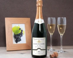 Bouteille de champagne personnalisée - Prénom et message