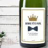 Bouteille de champagne personnalisée - Papa Royal