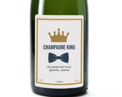 Bouteille de champagne personnalisée - Papa Royal