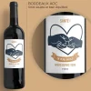 Bouteille de vin de Bordeaux personnalisée - De Père en Fils / Fille