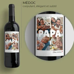 Bouteille de vin rouge - Multi-photos