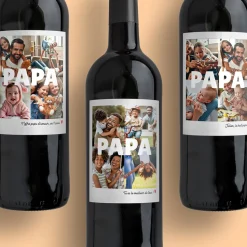 Bouteille de vin rouge - Multi-photos