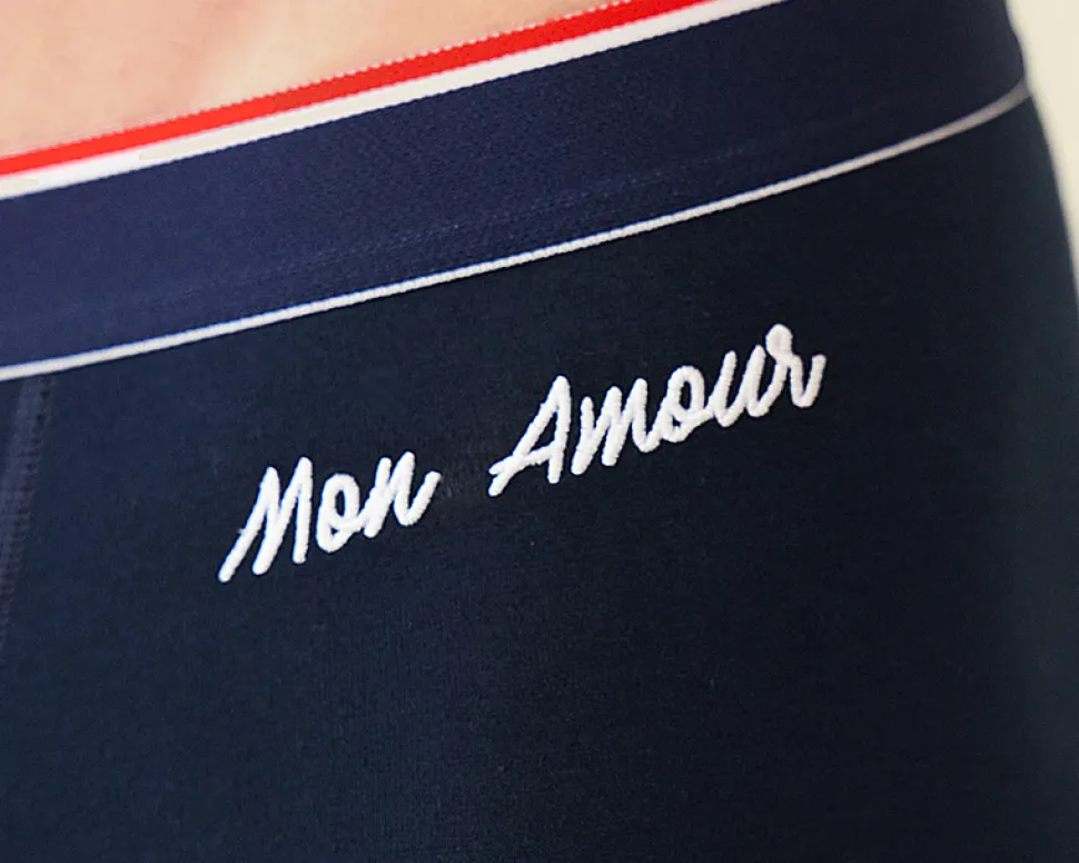 Boxer brodé Le Slip Français - Mon Amour