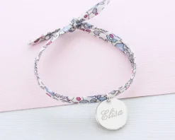 Bracelet enfant Personnalisable - Bleu ou rose