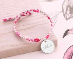 Bracelet enfant Personnalisable - Bleu ou rose