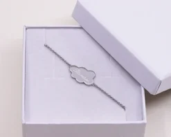 Bracelet enfant personnalisé Nuage - Plaqué or 18 carats ou argent