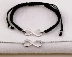 Bracelet infini personnalisé pour Femme - Prénom