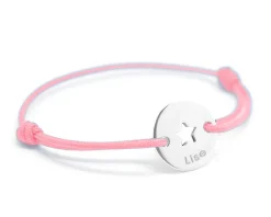 Bracelet Jeton Personnalisable - Etoile argent véritable