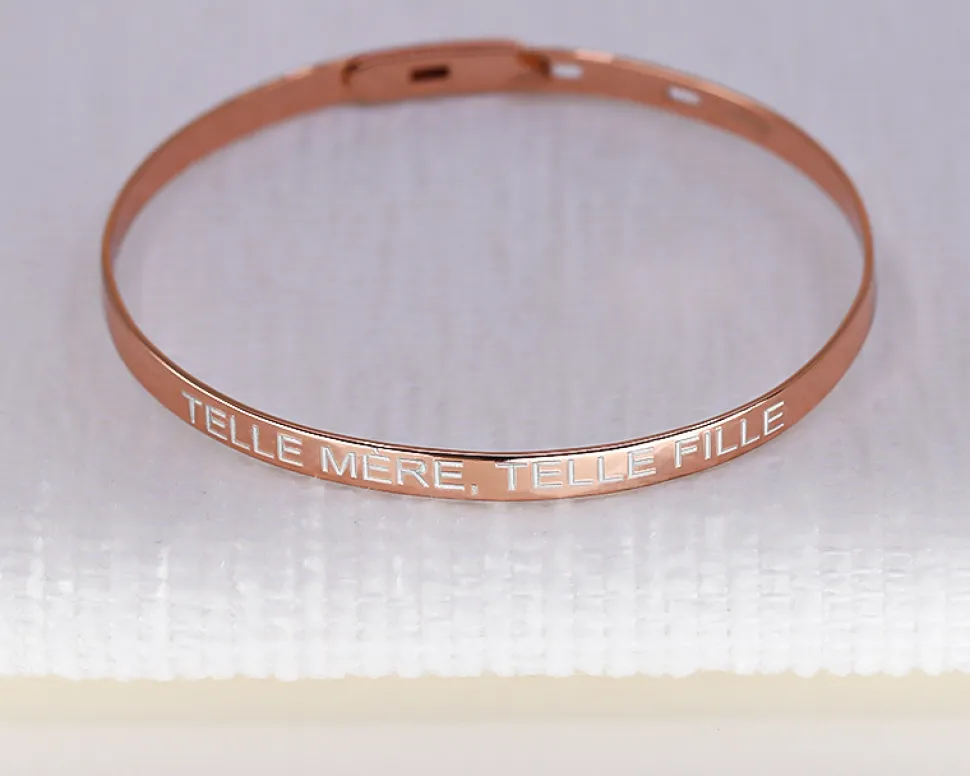 Bracelet Jonc - Argent rosé