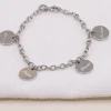 Bracelet médailles - Argent véritable