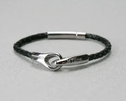 Bracelet Menottes en cuir et Acier