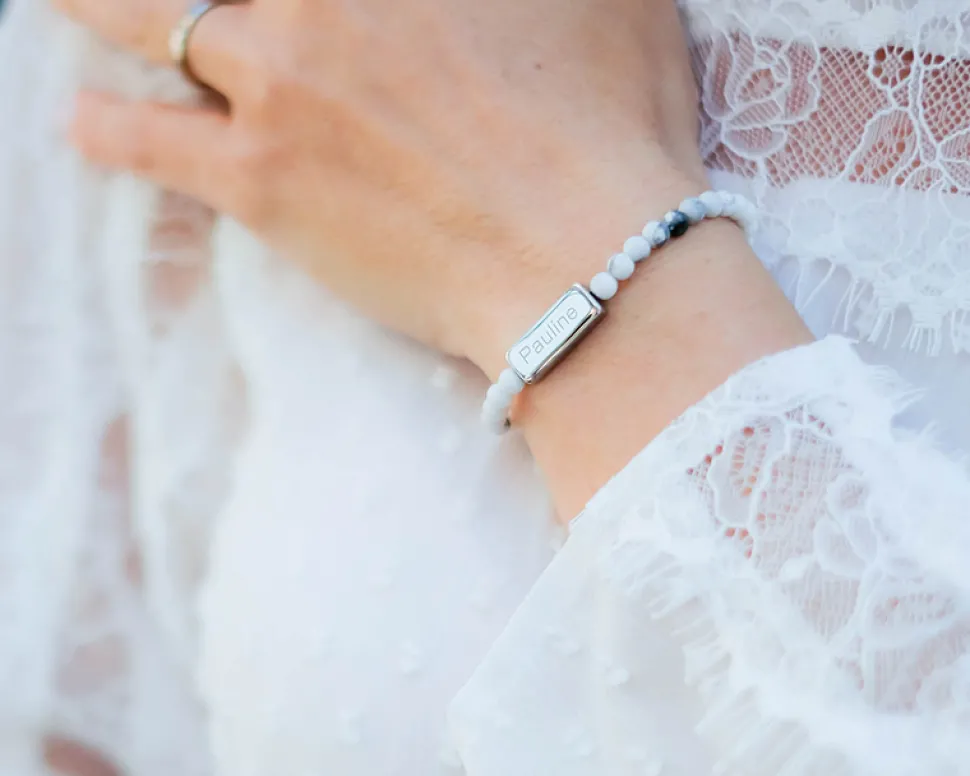 Bracelet perles Personnalisable - Prénom