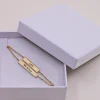 Bracelet personnalisé double plaques - plaqué or 18 carats