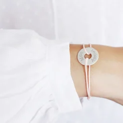 Bracelet personnalisé Mots Doux - Plaqué Or 18 carats ou Argent 925