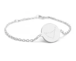 Bracelet personnalisé plaqué or ou argent - Constellations