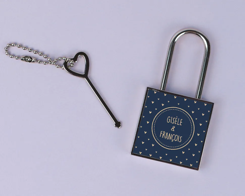 Cadenas de l'Amour Personnalisable - Prénoms - Night Love