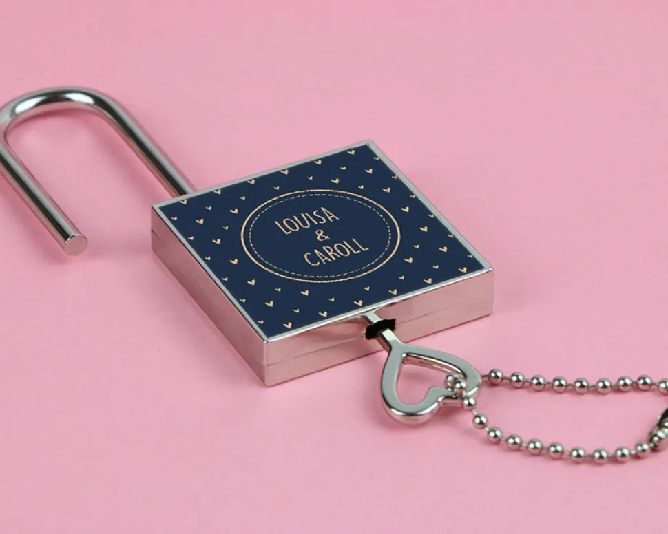 Cadenas de l'Amour Personnalisable - Prénoms - Night Love