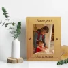 Cadre photo en bois gravé - Grand-Mère