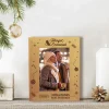 Cadre photo en bois personnalisé - Premier Noël ensemble