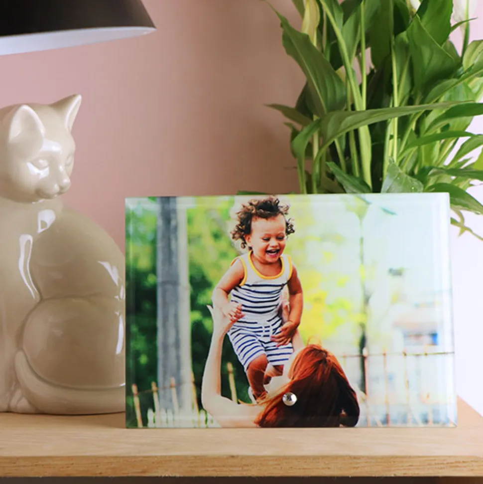 Cadre photo en verre Personnalisable