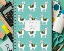 Cahier A4 Personnalisable - Lama
