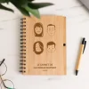 Cahier en bois - Family Circus