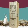 Caisse à vin personnalisée Noël