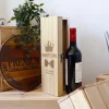 Caisse à vin personnalisée en bois - Papa Royal