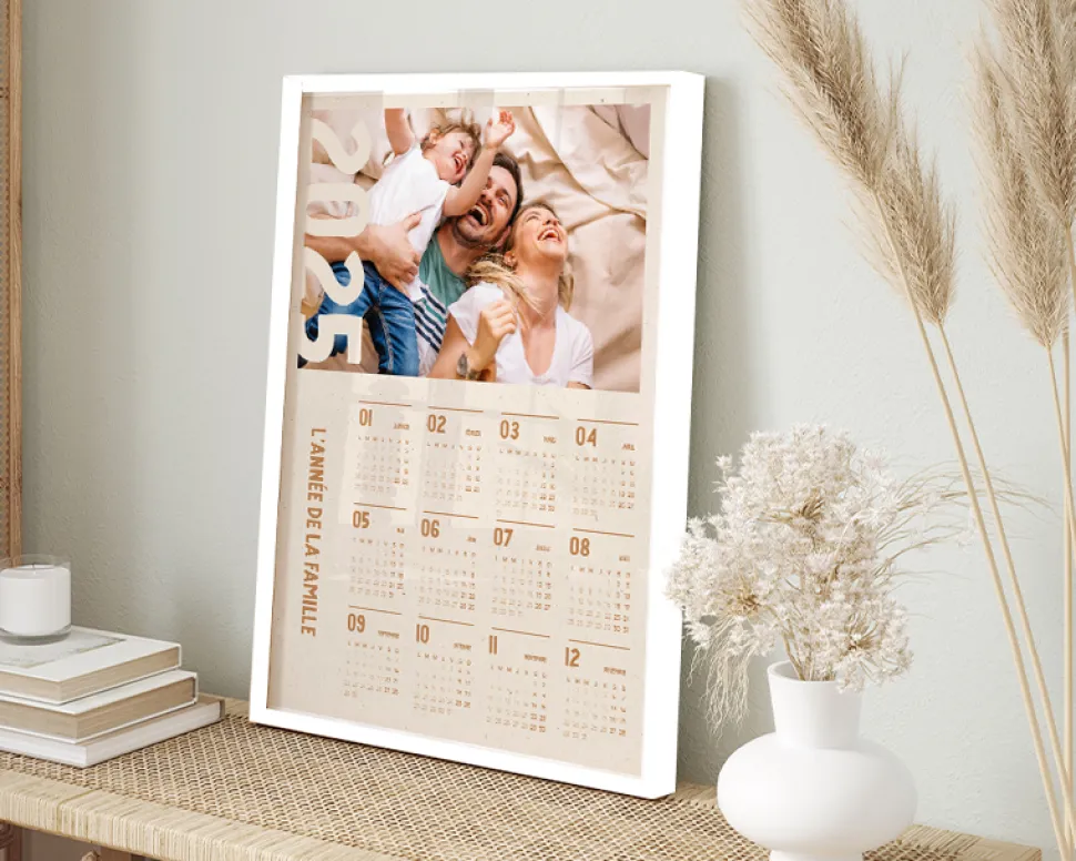 Calendrier personnalisé - Photo