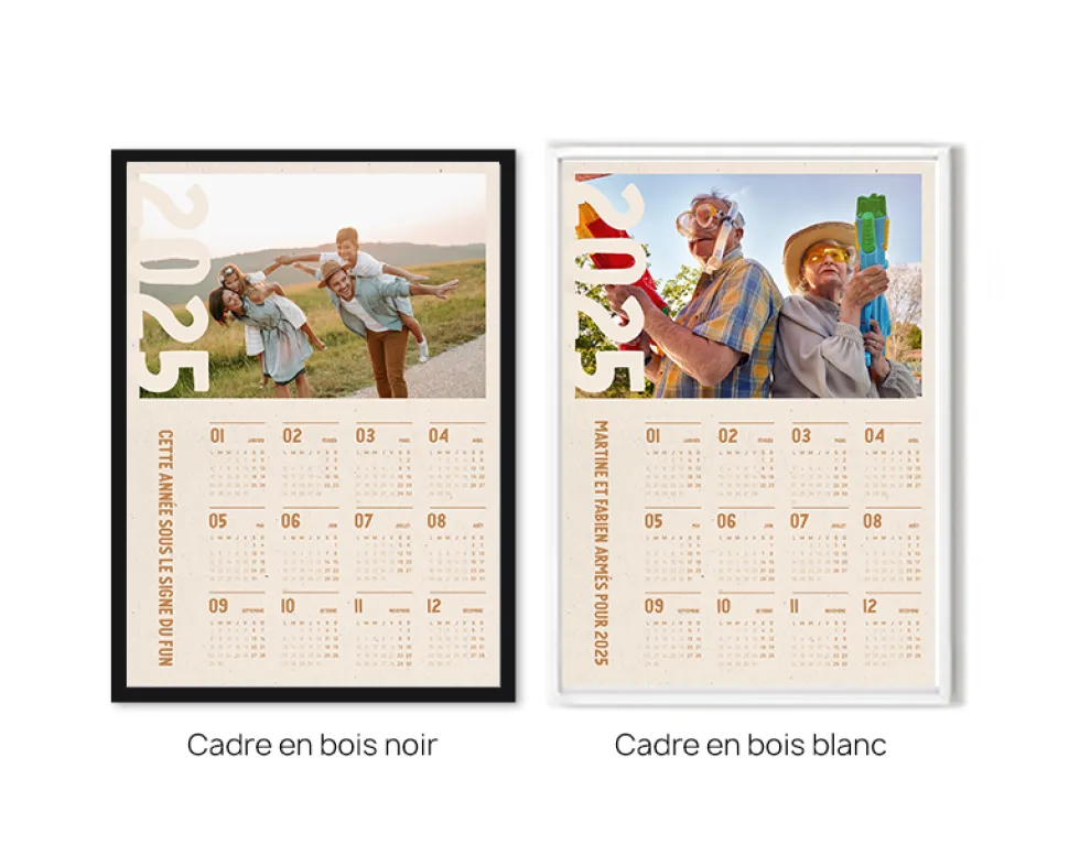 Calendrier personnalisé - Photo