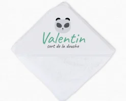 Cape de bain Personnalisable - Petit Panda