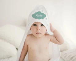 Cape de bain Personnalisable - Nuage