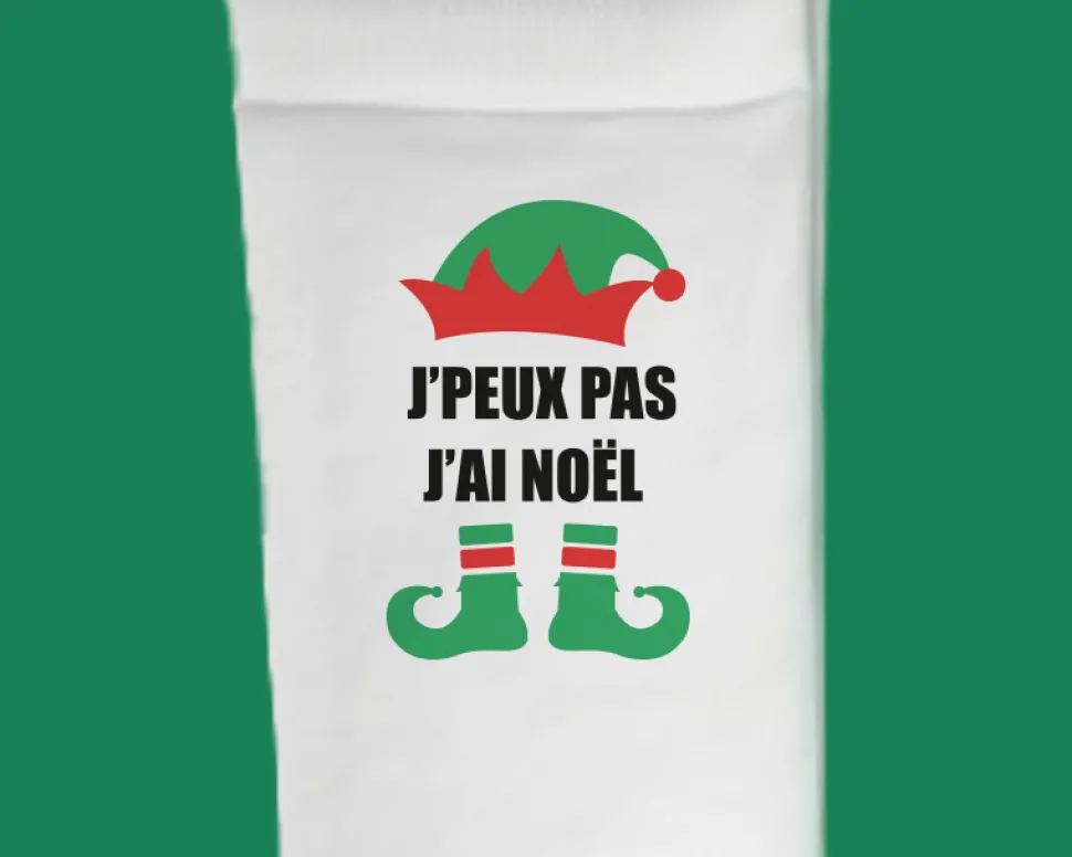 Chaussettes de Noël personnalisées - Lutin