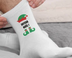 Chaussettes de Noël personnalisées - Lutin