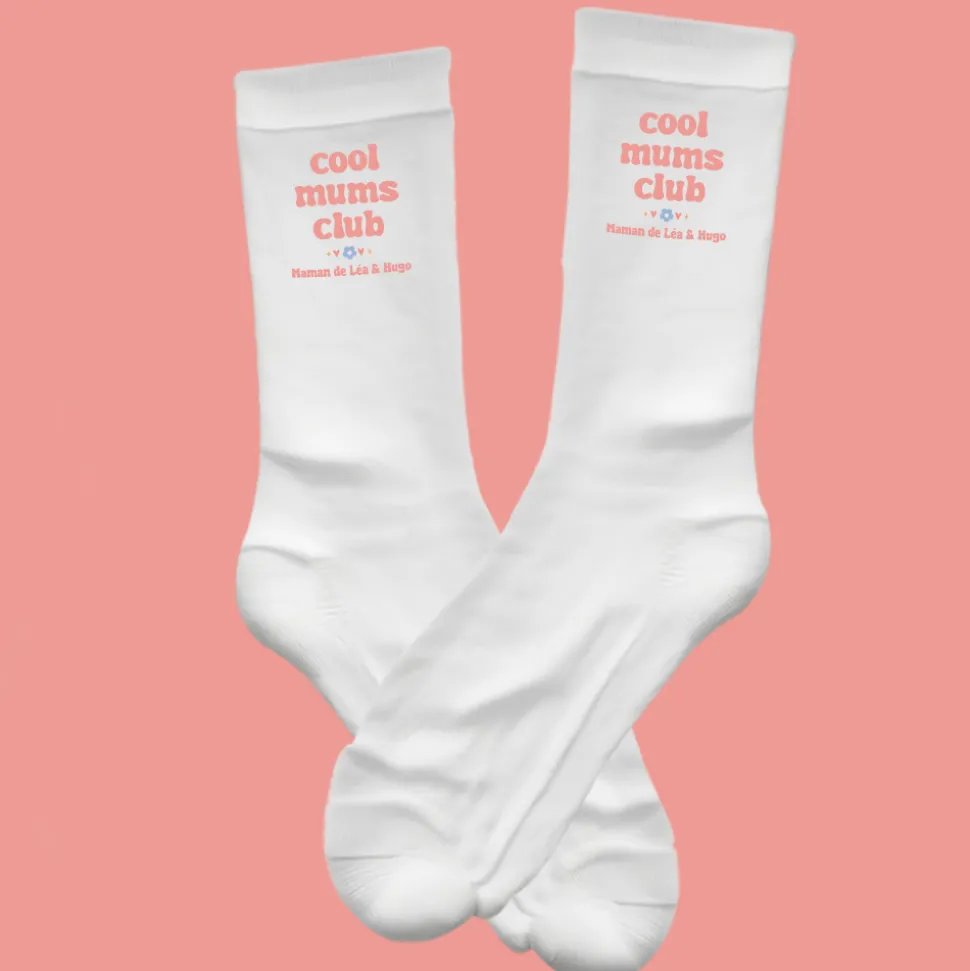 Chaussettes personnalisées - Cool Mums Club